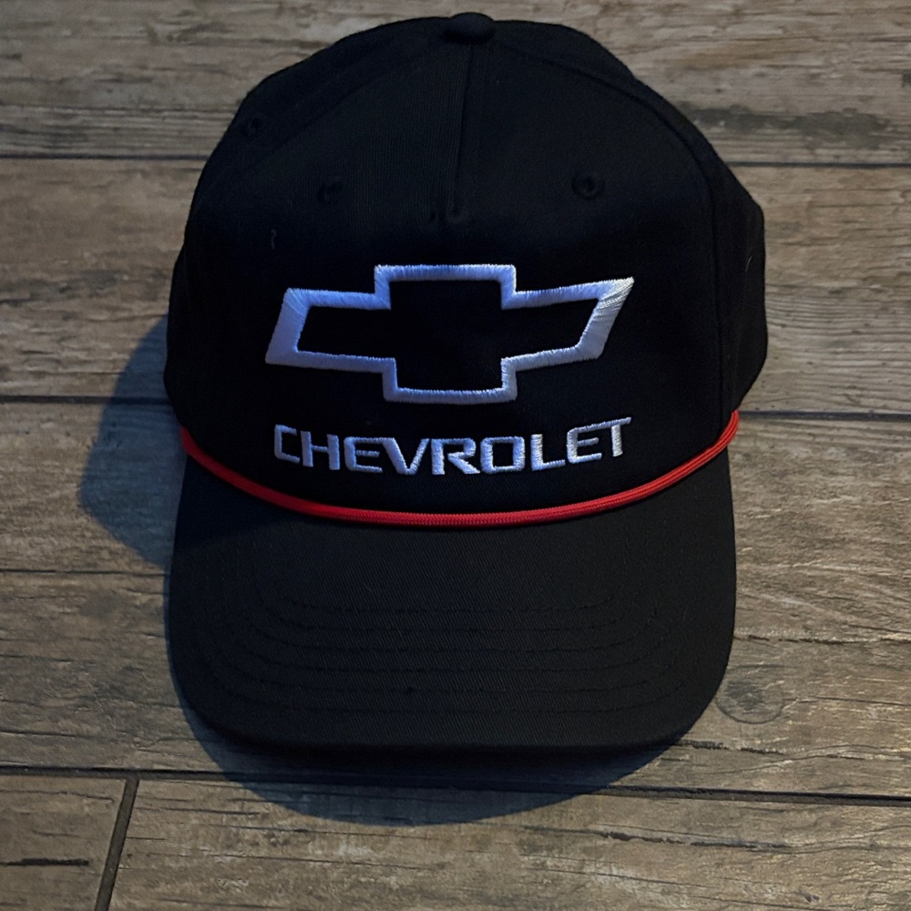 Chevrolet Black Cap with Red Accent